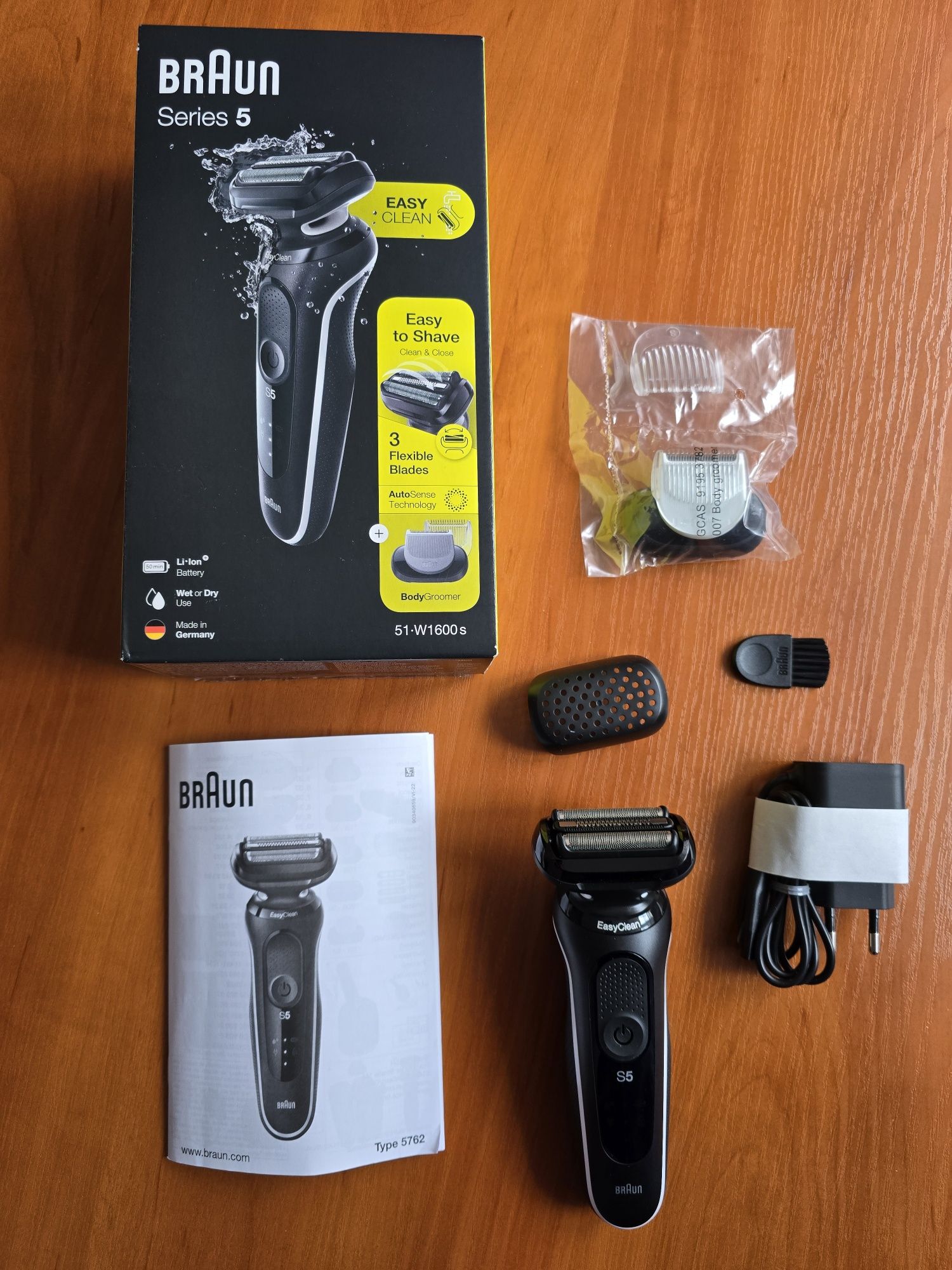 Braun Series 5 51-W1600s NOWA Golarka do golenia na mokro i na sucho