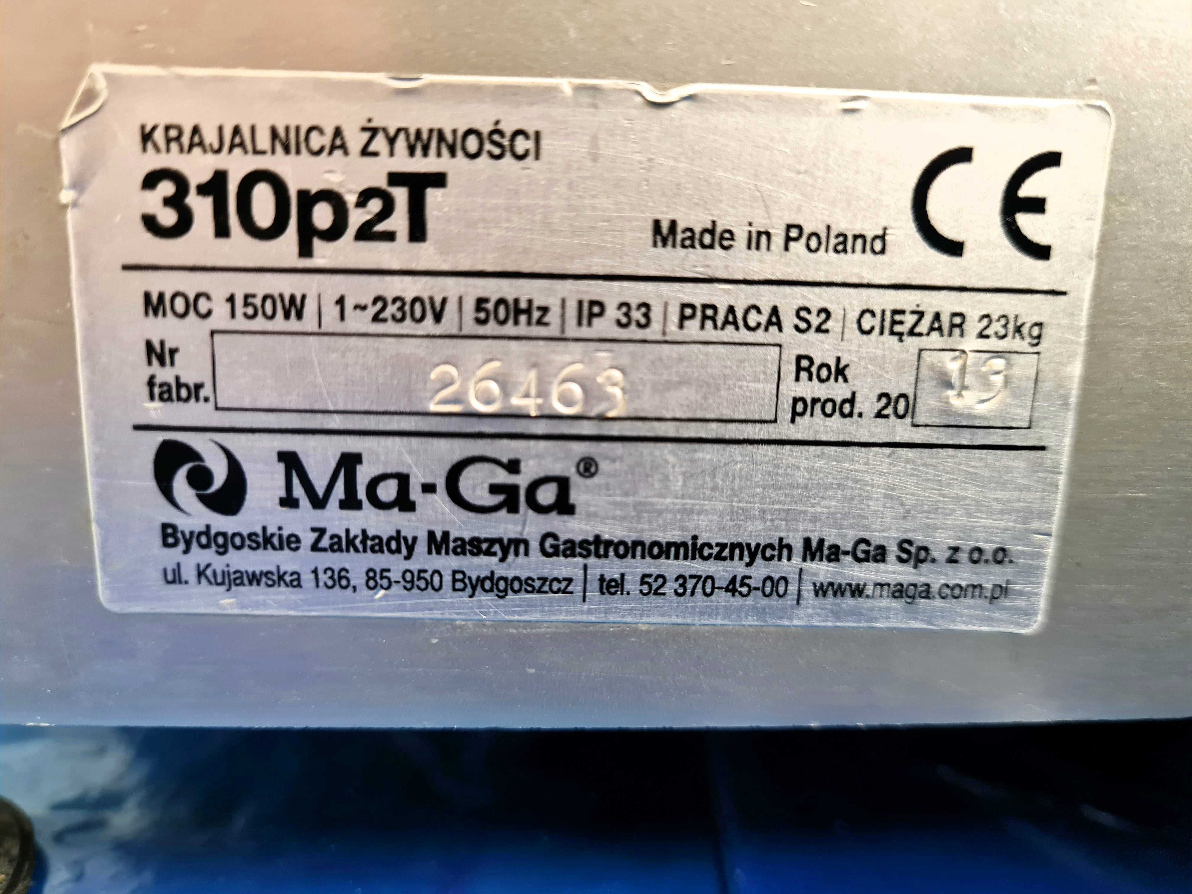 OKAZJA‼️KRAJALNICA MAGA MA-GA 310p2T 310p Sklepowa Teflonowa! Do sera!