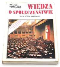 Wiedza o społeczeństwie dla szkół średnich Halina Tomalska