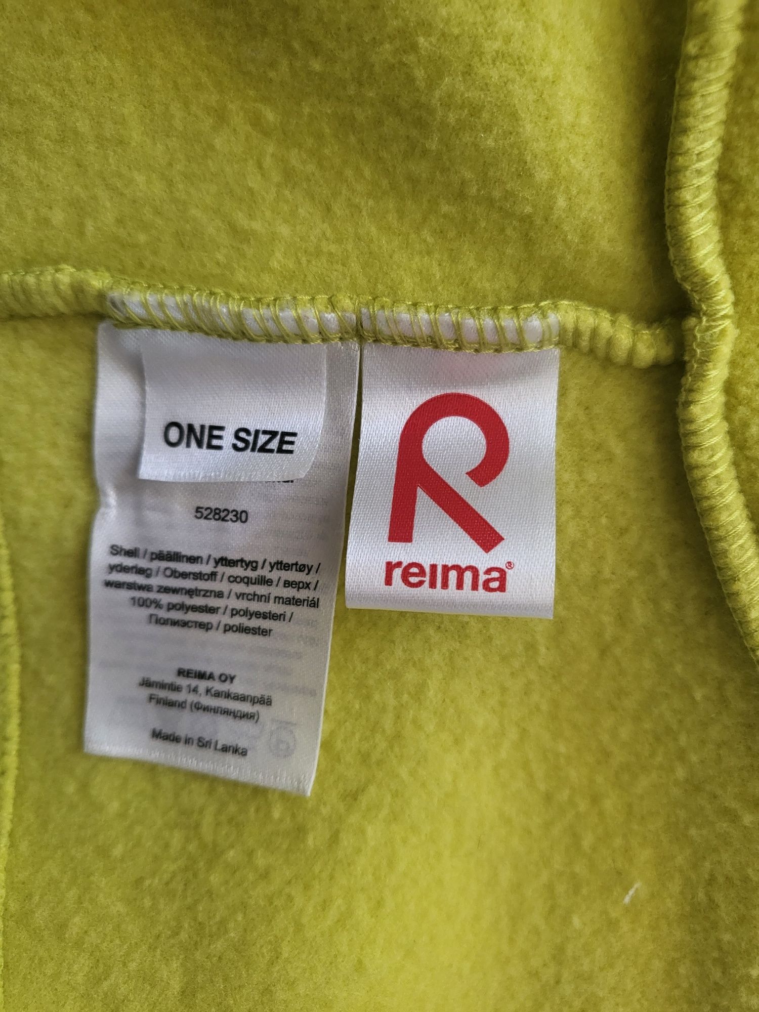 Zestaw REIMA Nowe Czapka roz 52-54 komin szalik dł 46cm kołnierz
