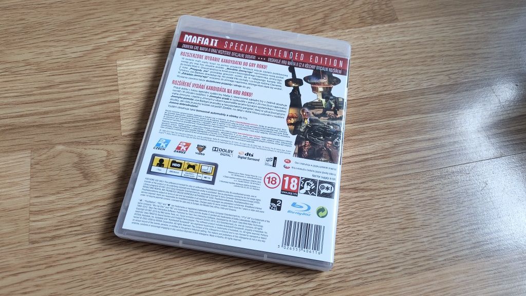 PS3 Mafia II 2 Special Extended Edition