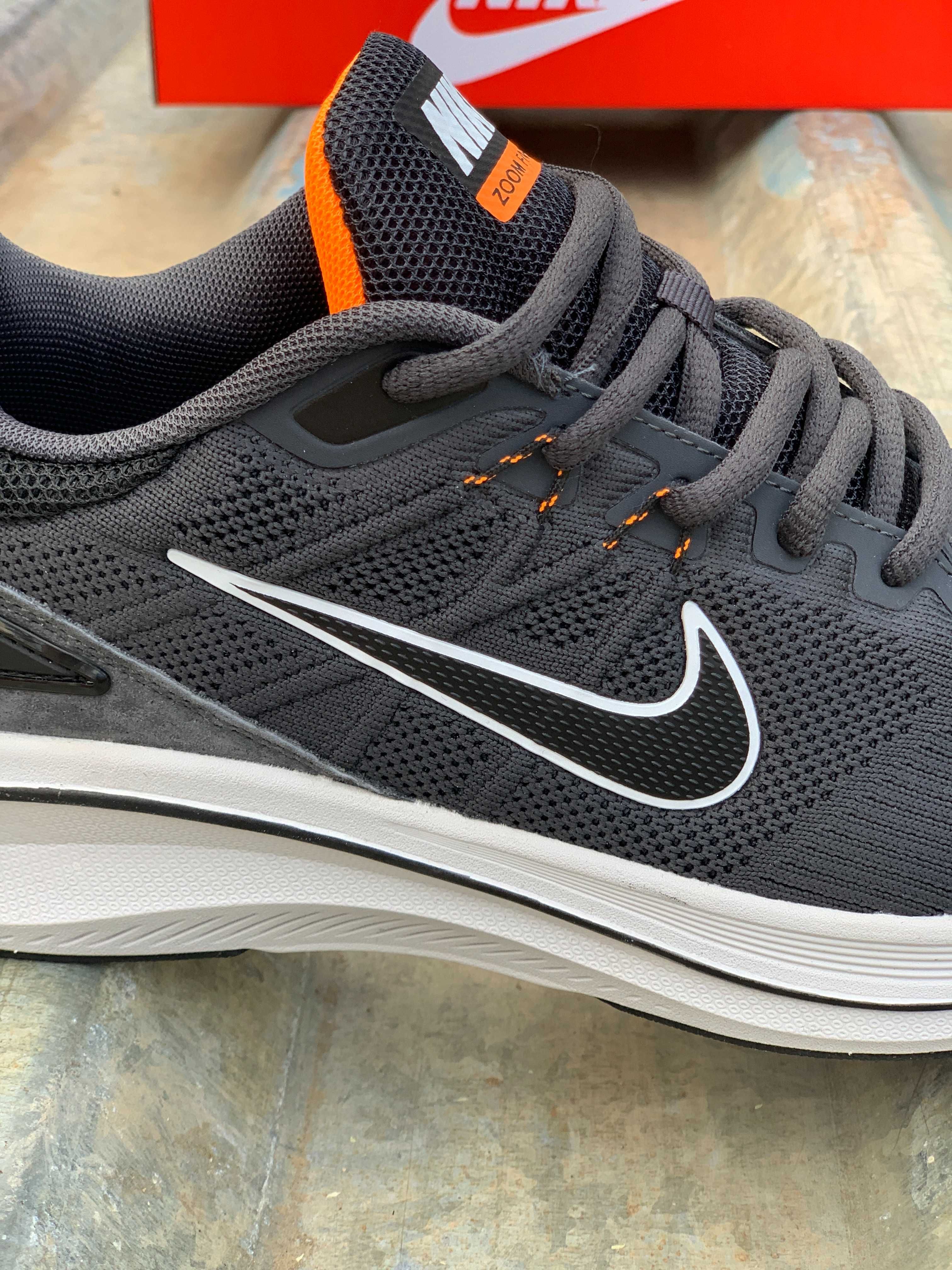 Мужские кроссовки Nike Zoom Winflo (40-45) черные-белые