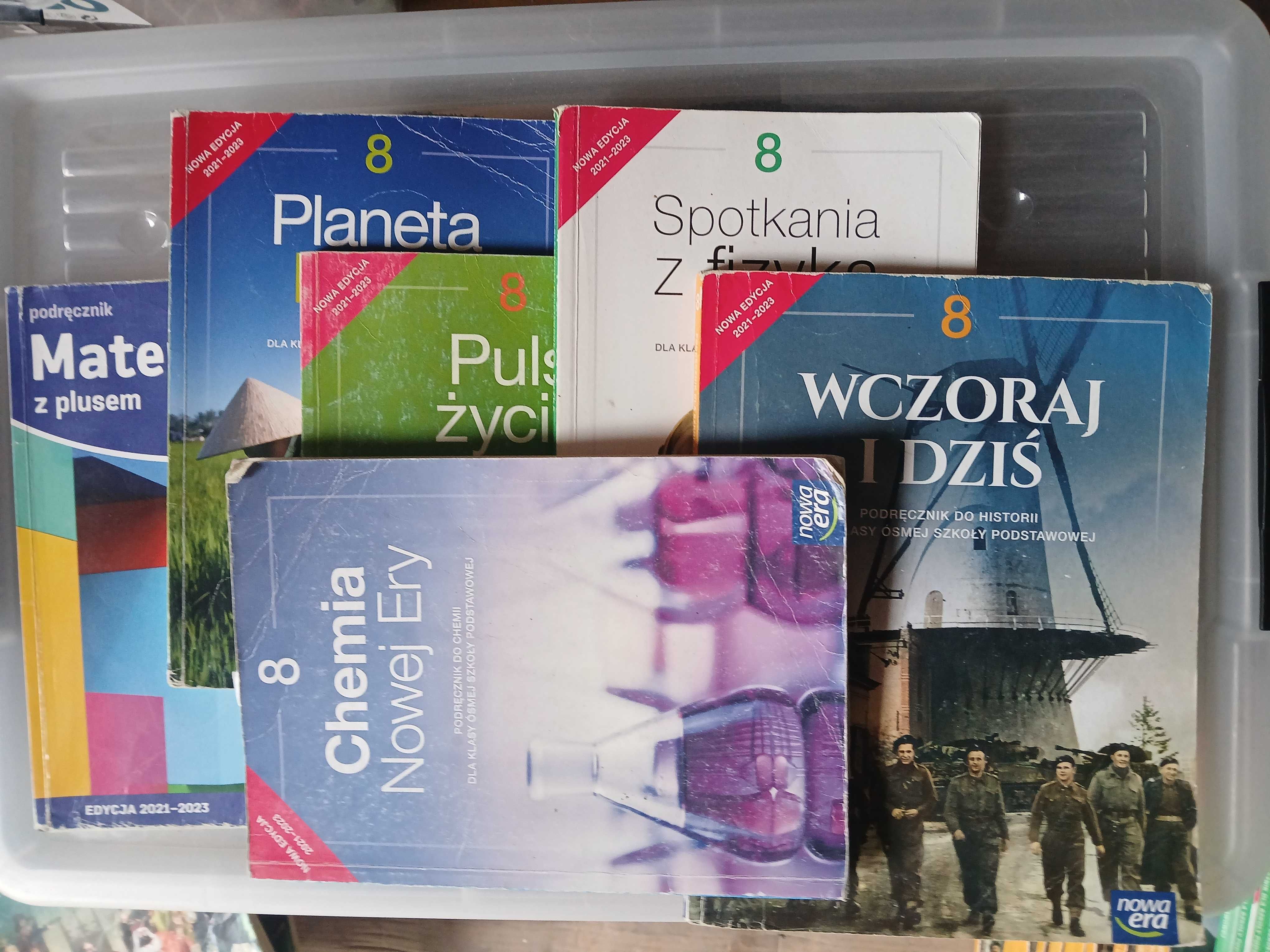 Zestaw używanych podręczników klasa 8 Nowa Era i GWO