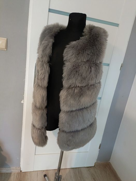 Kamizelka futrzana futerko jak Nowa r.36/38