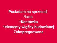 Drewno budowlane więźba dachowa tarcica łaty kontrałaty