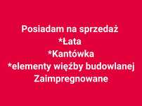 Drewno budowlane więźba dachowa tarcica łaty kontrałaty