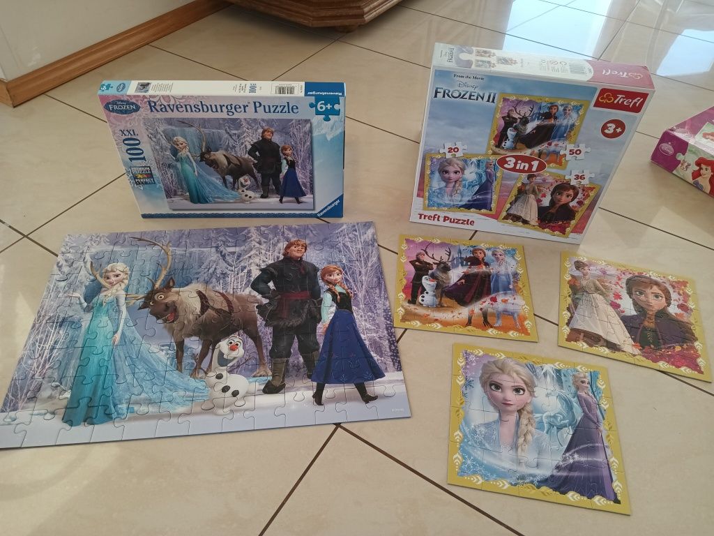 Puzzle elsa 2 kartony