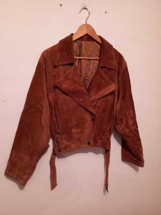 Casaco de Pele Vintage Tamanho M