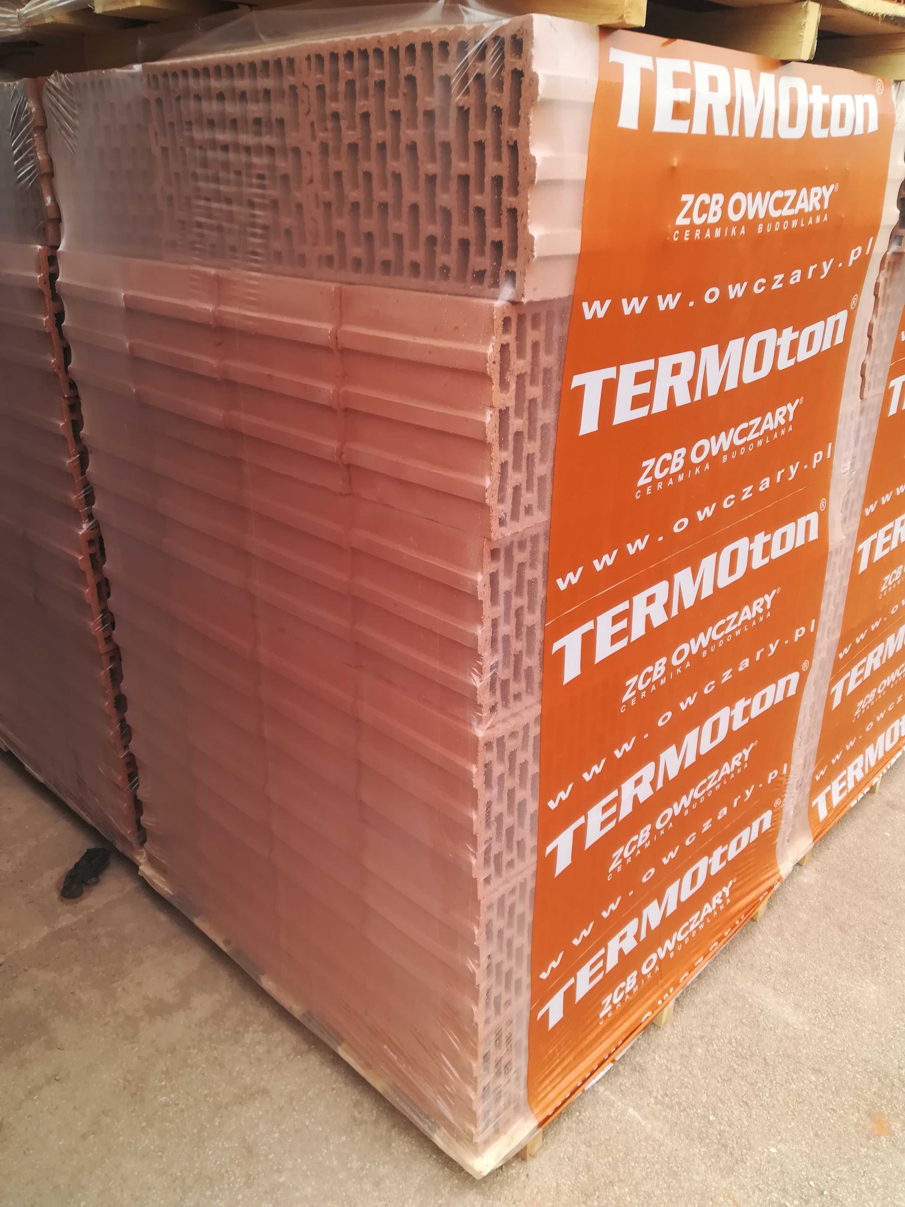 Pustak Ceramiczny PW 25 Termoton, Brutto z Transportem typ Porotherm