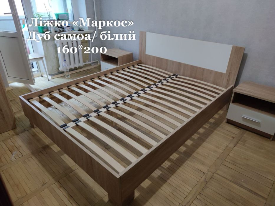 Двухспальне ліжко з матрацом. Кровать + матрас 140*200 та 160*200