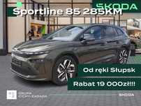 Skoda Enyaq SPORTLINE 85 82 kWh 285KM ACC Nawigacja Ambiente LED Matrix el. klapa