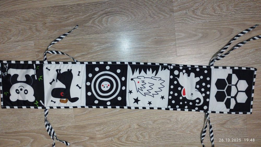 Дитячий ігровий розвиваючий килимок-манеж з дугами , сірий