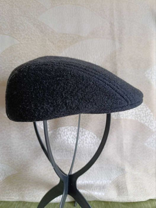 Кепка "реглан" темно-сіра утеплена 56 р-р з вушками.  фірма "FORMEN"
