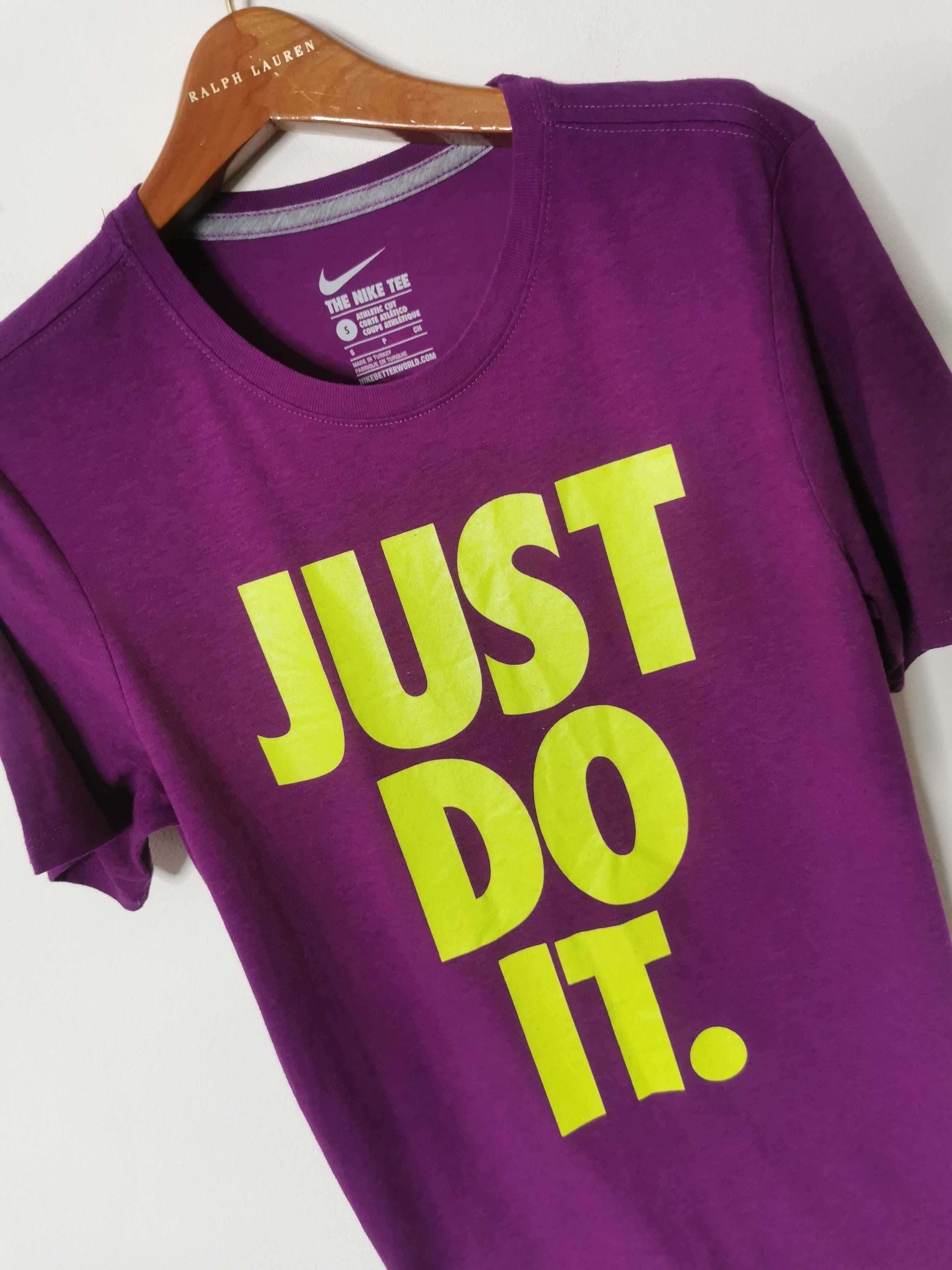 Nike Just do it S koszulka t-shirt bluzka sportowa męska IDEAŁ logo