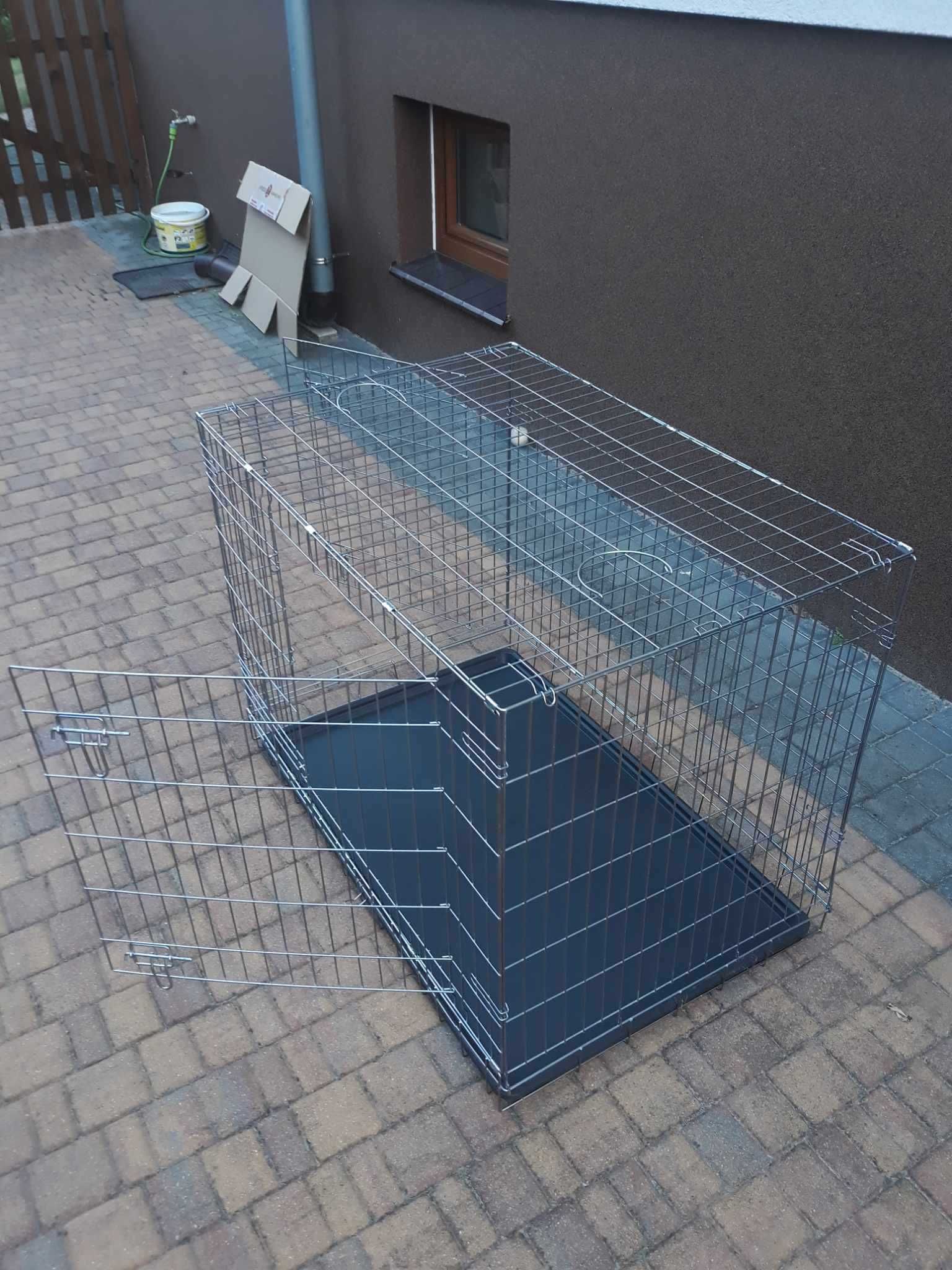 Używana klatka kennelowa 110x72x83