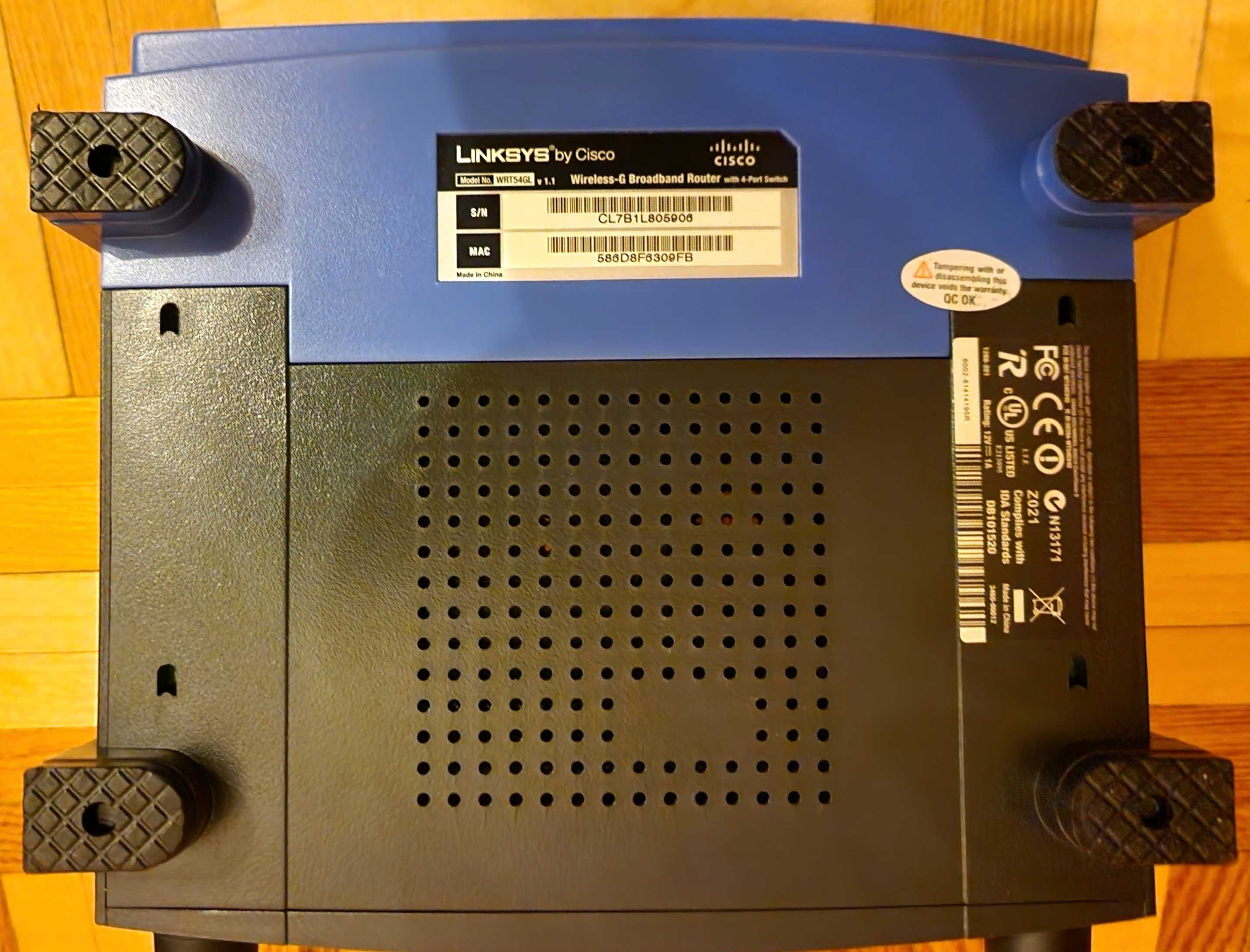 Router Linksys by Cisco WRT54GL