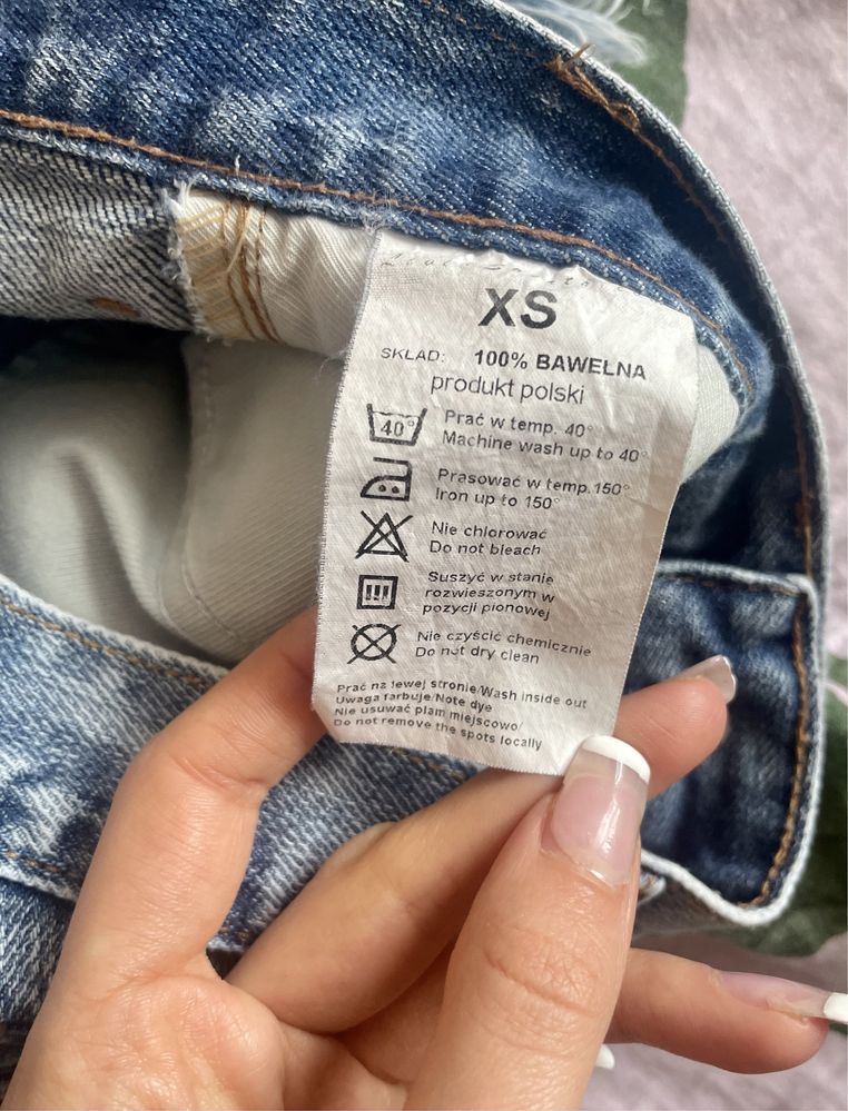 Szorty krótkie spodenki love shorts Polka II 2 XS