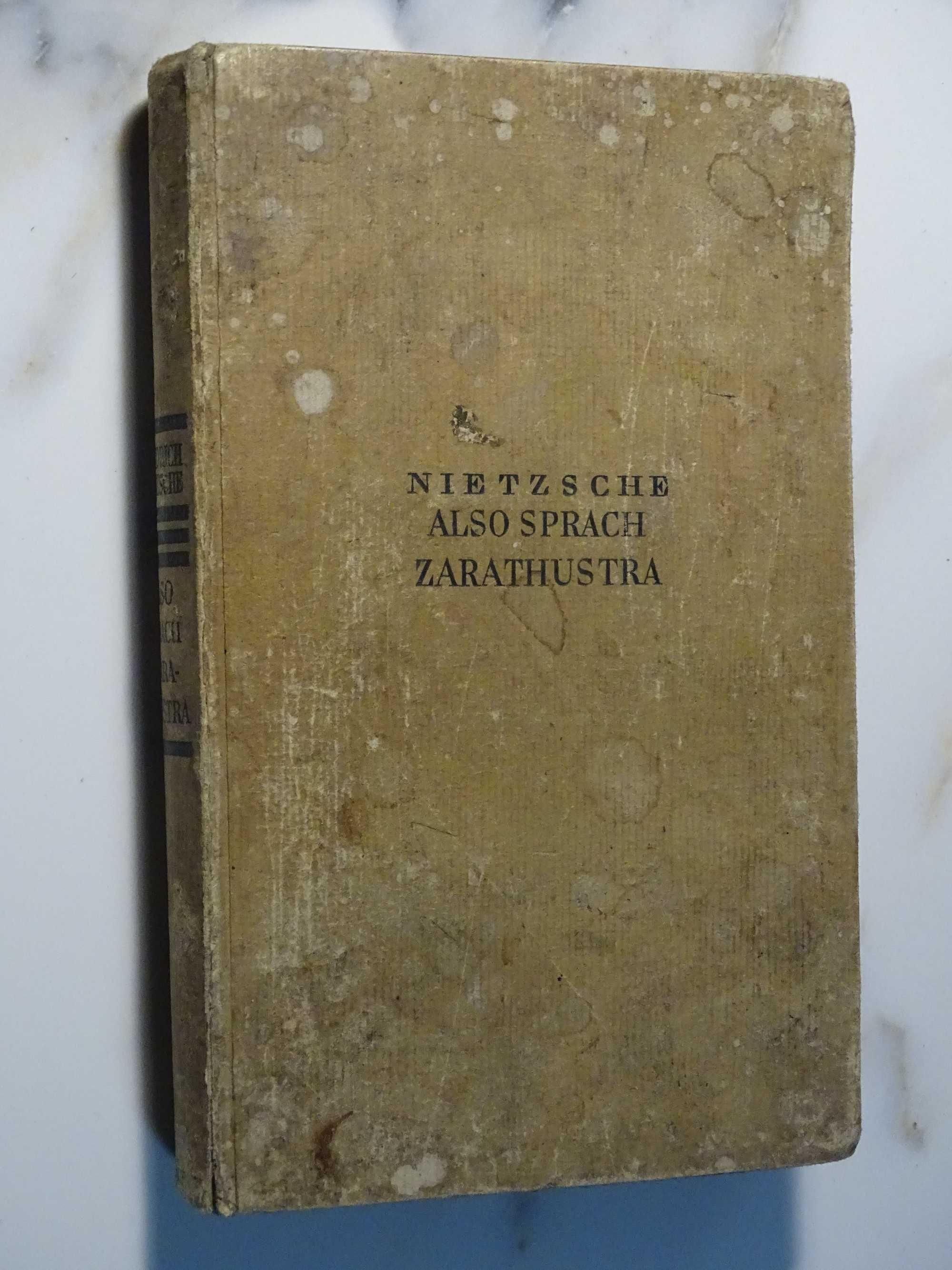 NIETZSCHE w oryginale: Also Sprach Zarathustra 1941 r.