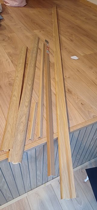 Listwa aluminiowa narozna, listwa podlogowa antyczny dąb i inne