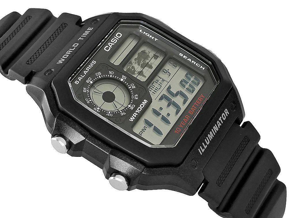 zegarek męski casio ae-1200wh-1avef