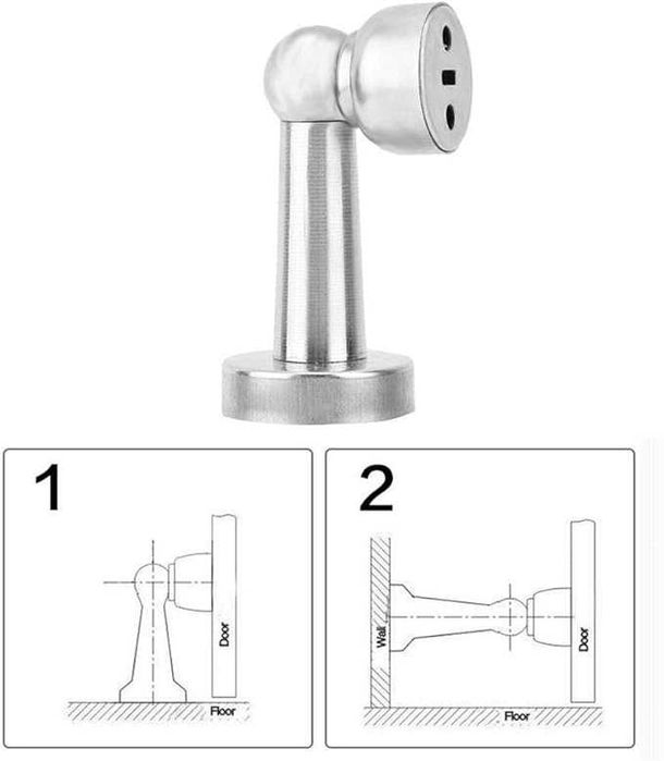 Stoper do drzwi, magnetyczny ogranicznik, odporny na kolizje