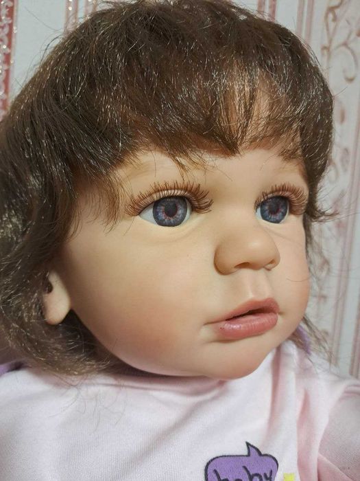 Кукла дівчинка реборн reborn та 3 комплекти одягу