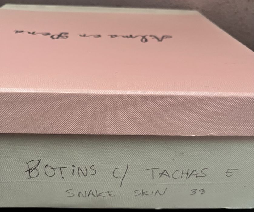 Botins botas Alma En Pena pele