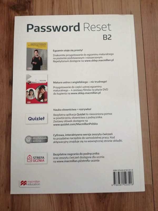 ćwiczenia Password Reset B2 | Macmilan Education | język angielski