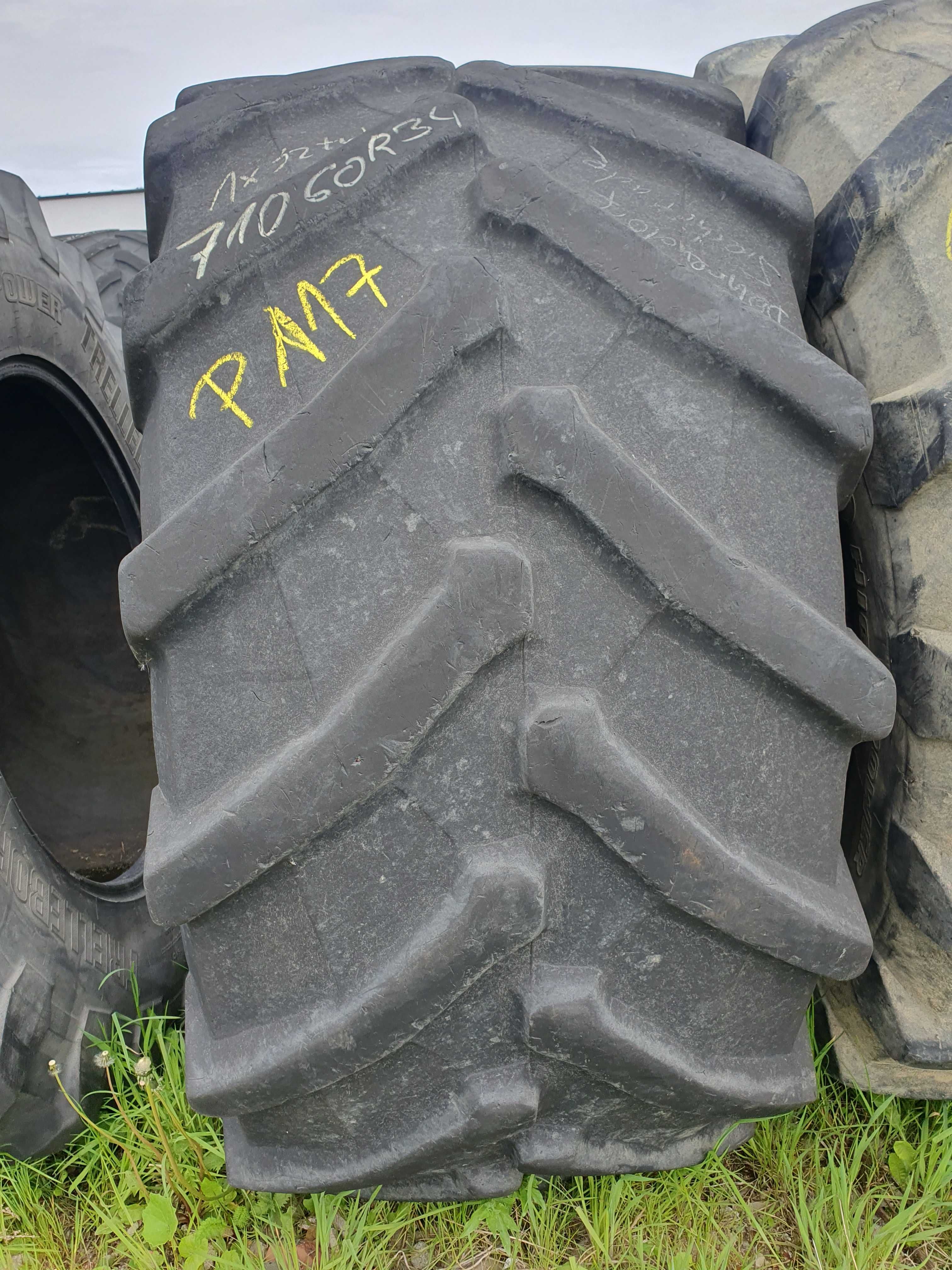 1x 710/60R34 TRELLEBORG TM900 High Power 164D/161E P117