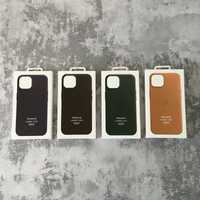Чехол Кожаный Apple MagSafe Leather Case для iPhone 14