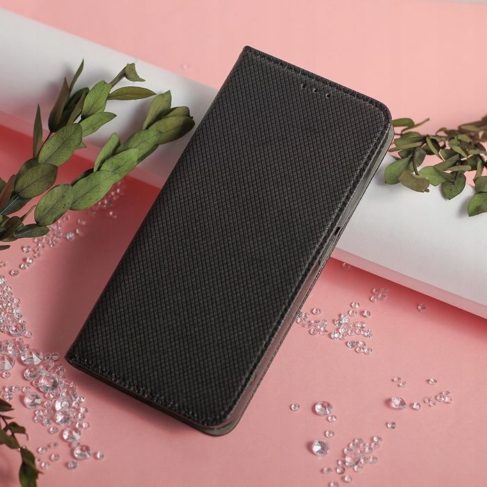 Etui Z Klapką Magnet Do Xiaomi Redmi 12C / 11A / Poco C55 Czarne