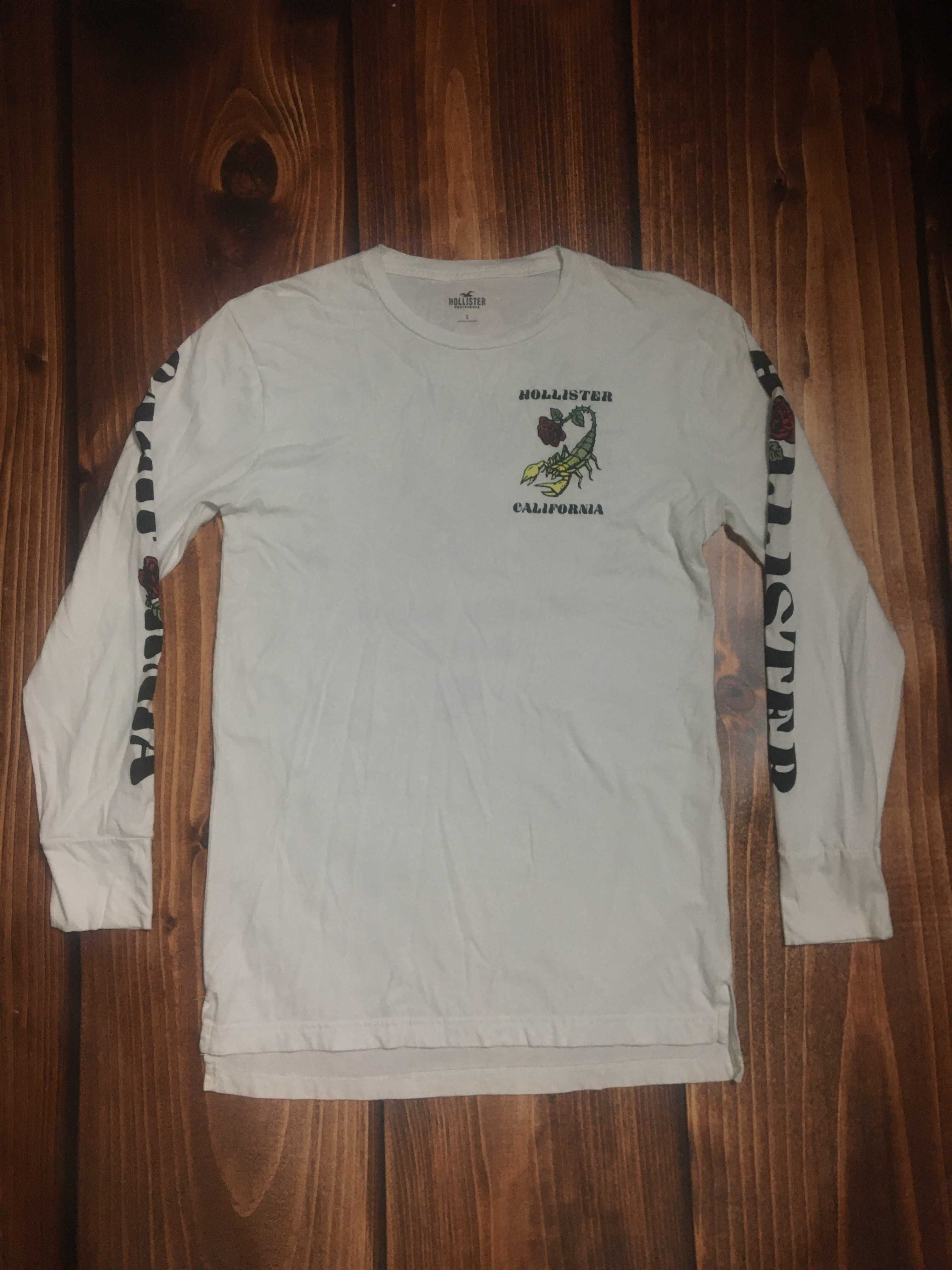 HOLLISTER r.S oryginalna koszulka longsleeve męska stan BDB