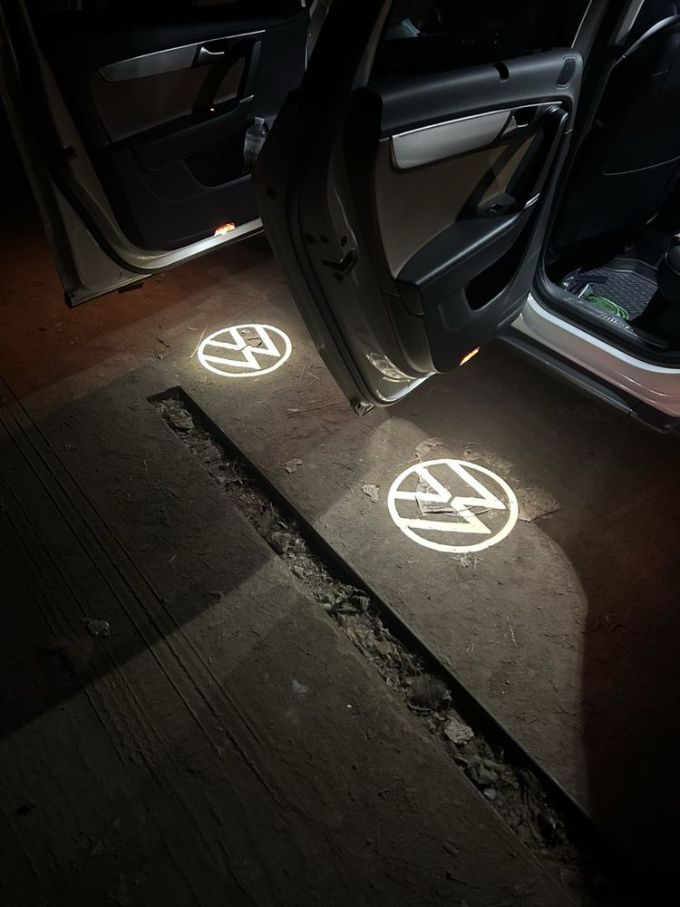 Volkswagen Passat B5 B5.5 Touareg led тюнинг подсветка с логотипом VW