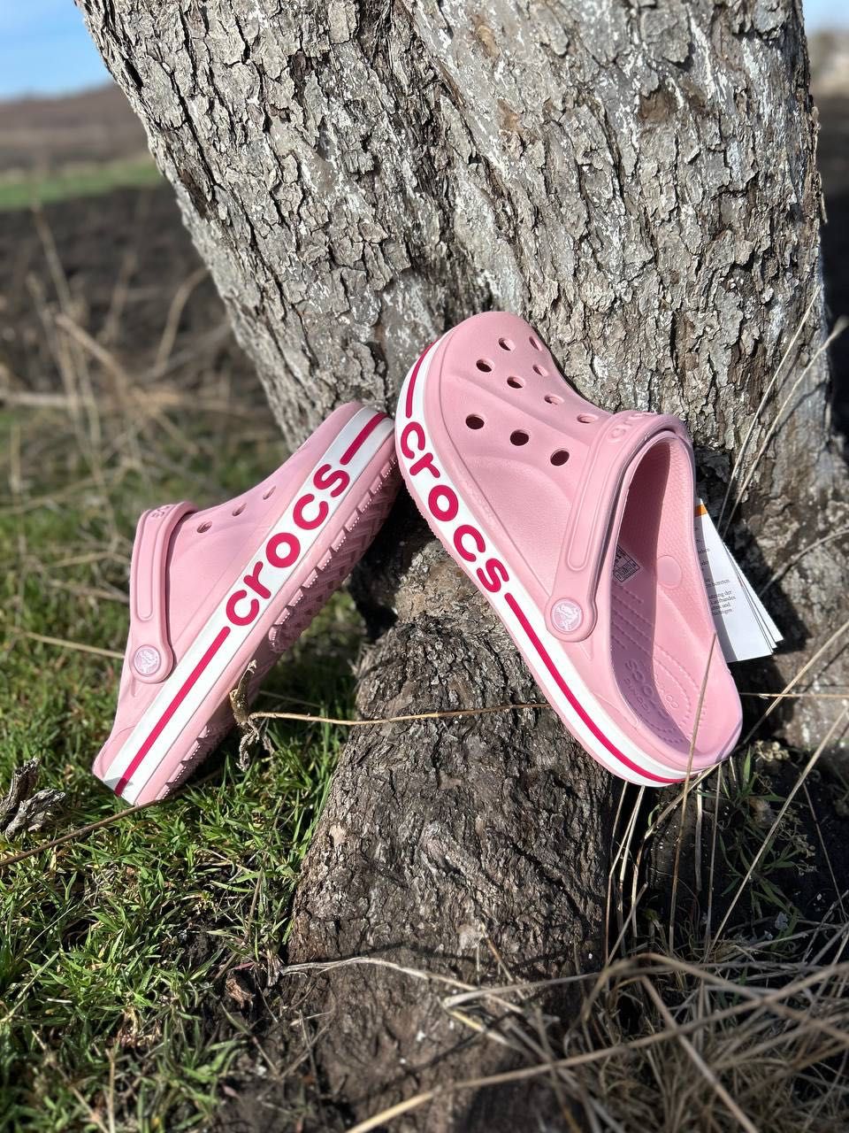 Крокси Оригінал Crocs Bayaband женские рожеві сірі бежеві блакитні