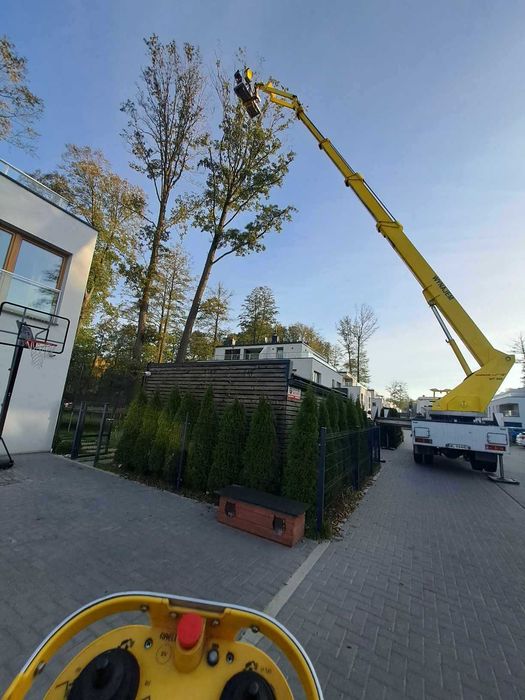 Zwyżka, podnośnik koszowy 20m, 25m, 27m, 30m, 35m, 45m wynajem 24h