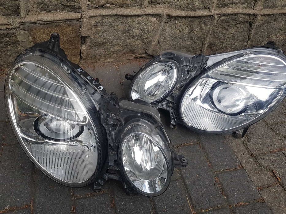 przednia lampa mercedes 211 lift bi xenon eu lampa w211