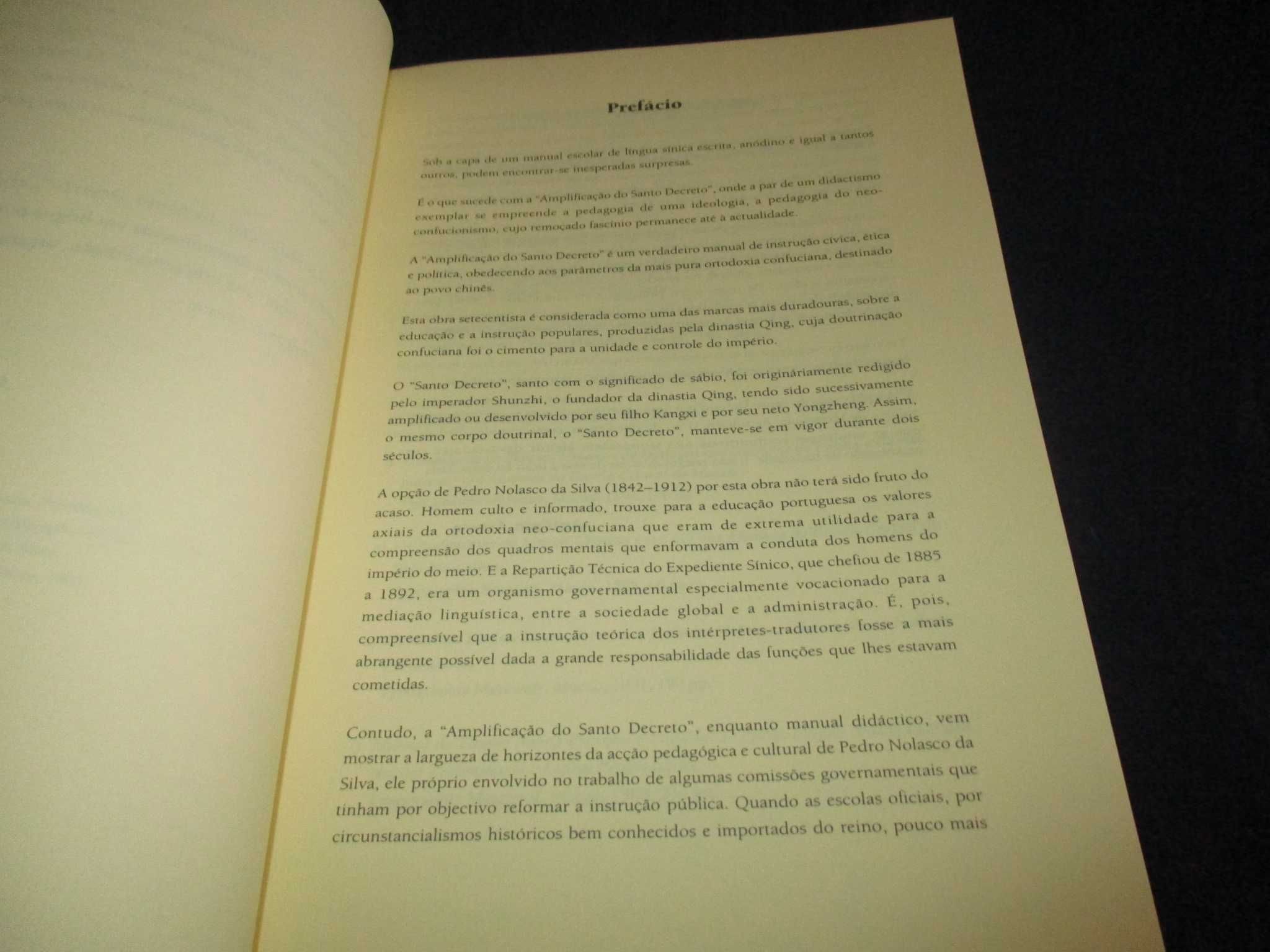 Livro Amplificação do Santo Decreto Imperador Yongzheng