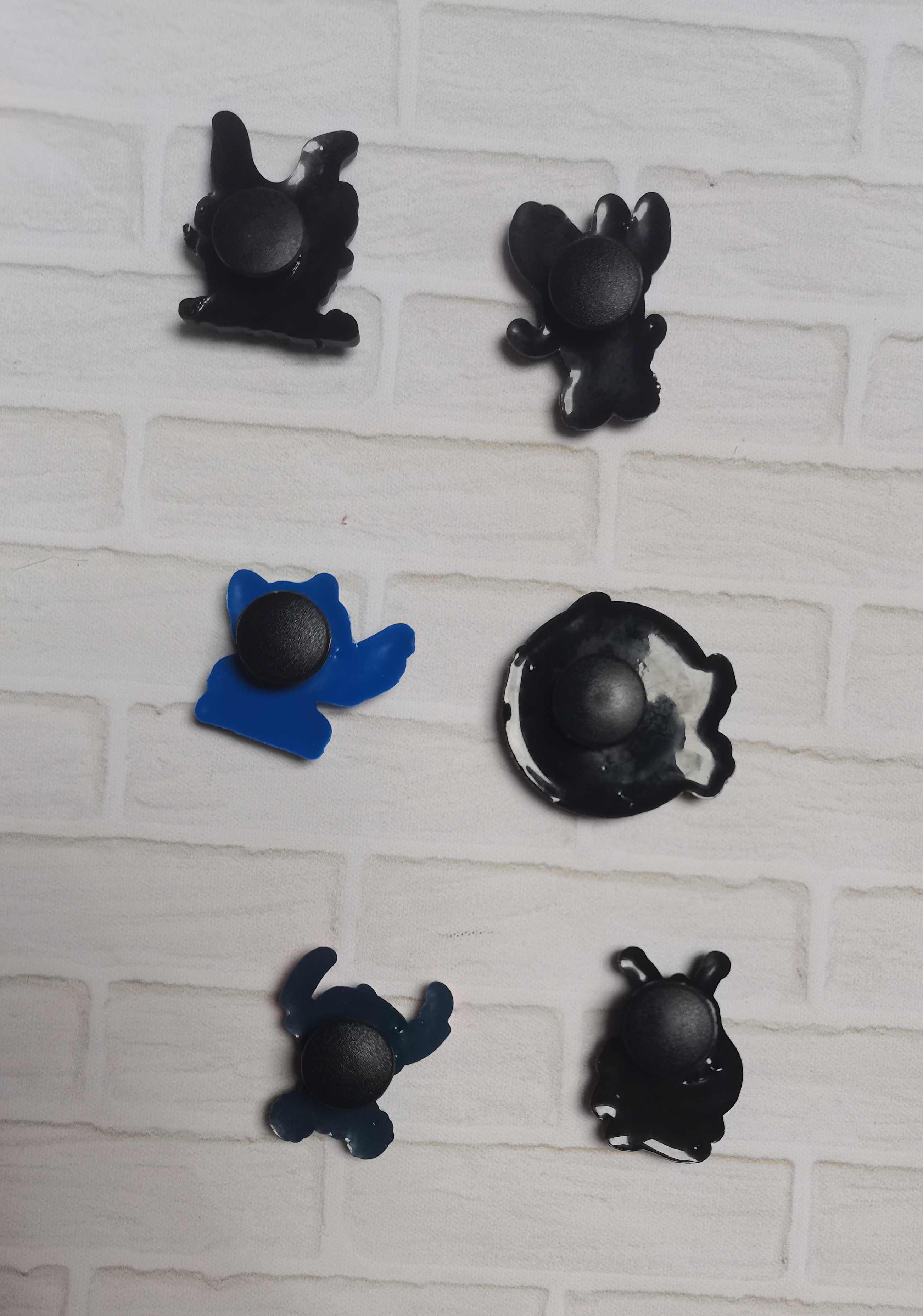 Charmsy, przypinki do butów Crocks - Stitch, Lilo i Stitch (6 szt.) 3