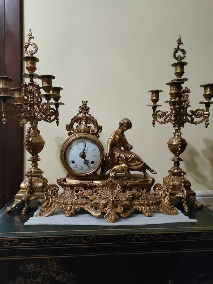 набор часов Imperial Italien Graniture Hermle Movement