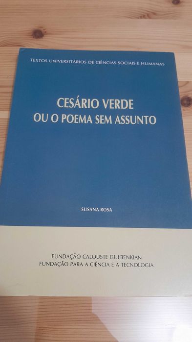 Cesário Verde ou o poema sem assunto