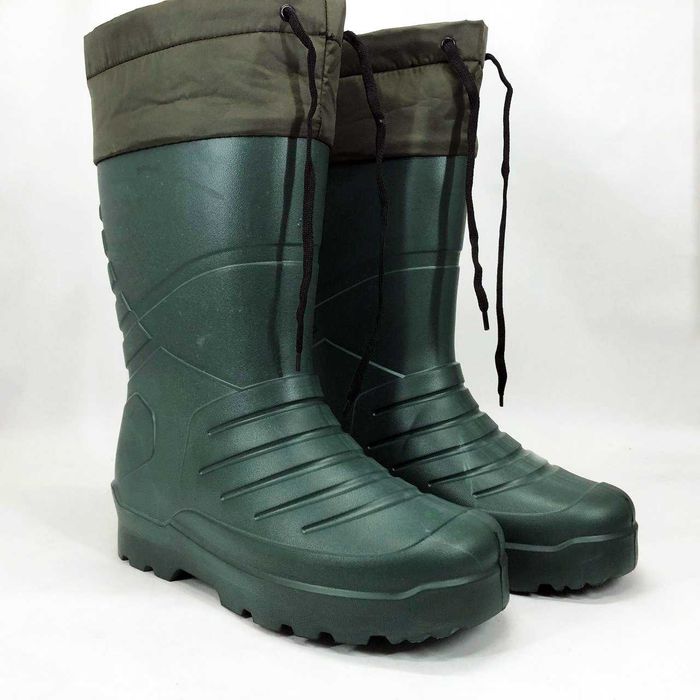 Чоботи гумові високі чоловічі утеплені