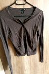 Sweter kardigan H&M brązowy XS