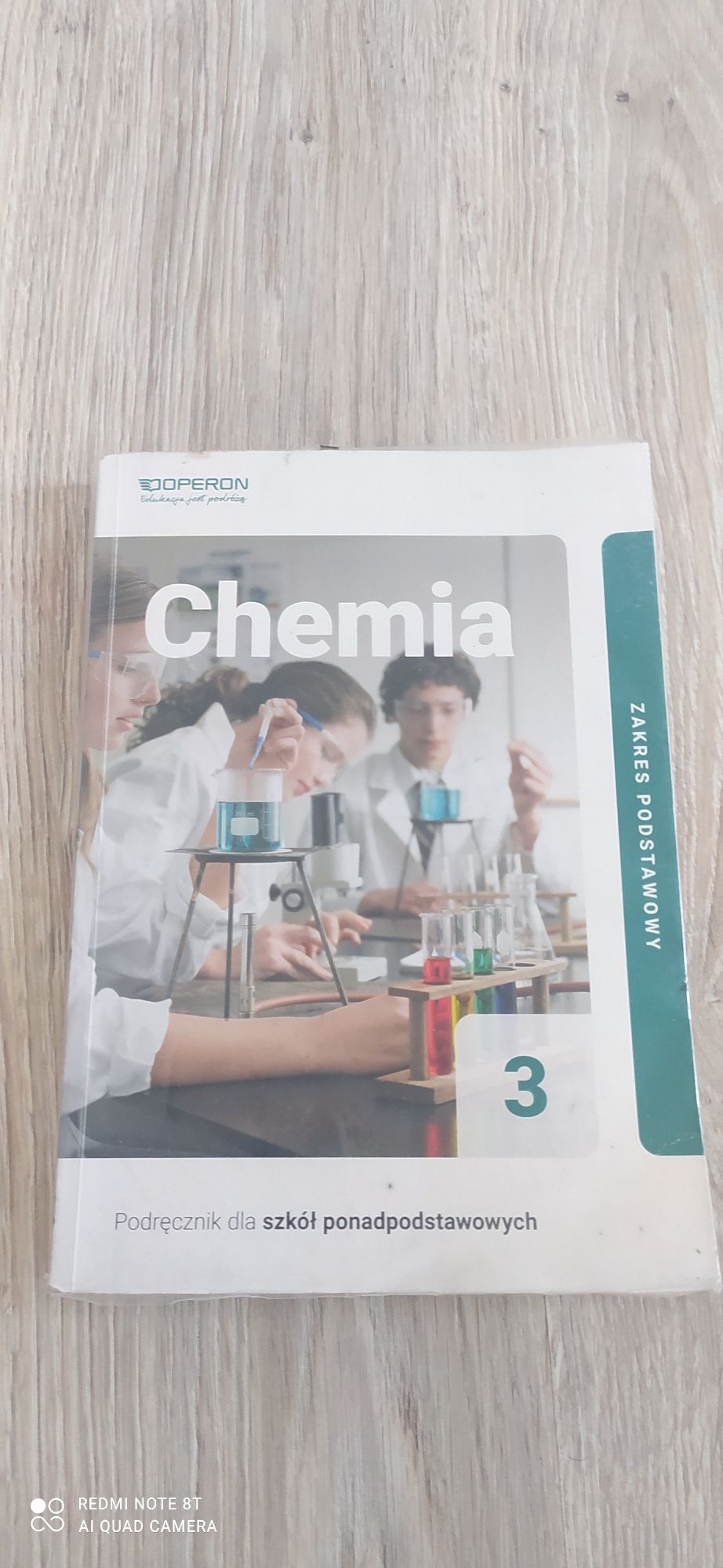 Książka do chemii kl 3 liceum lub technikum