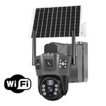 Вай фай камера видеонаблюдения на солнечной панели WiFi аккумуляторная
