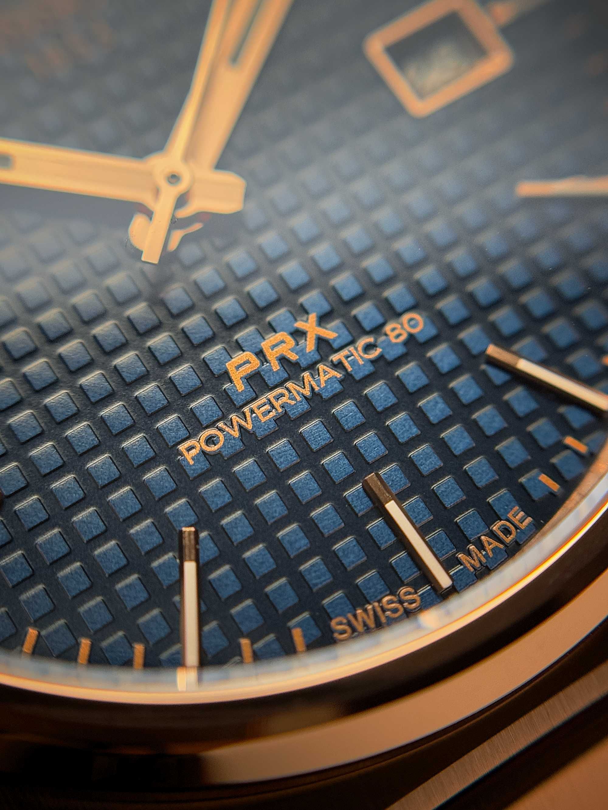 Tissot PRX Powermatic 80 Rose Gold-Blue 40mm T1374073304100