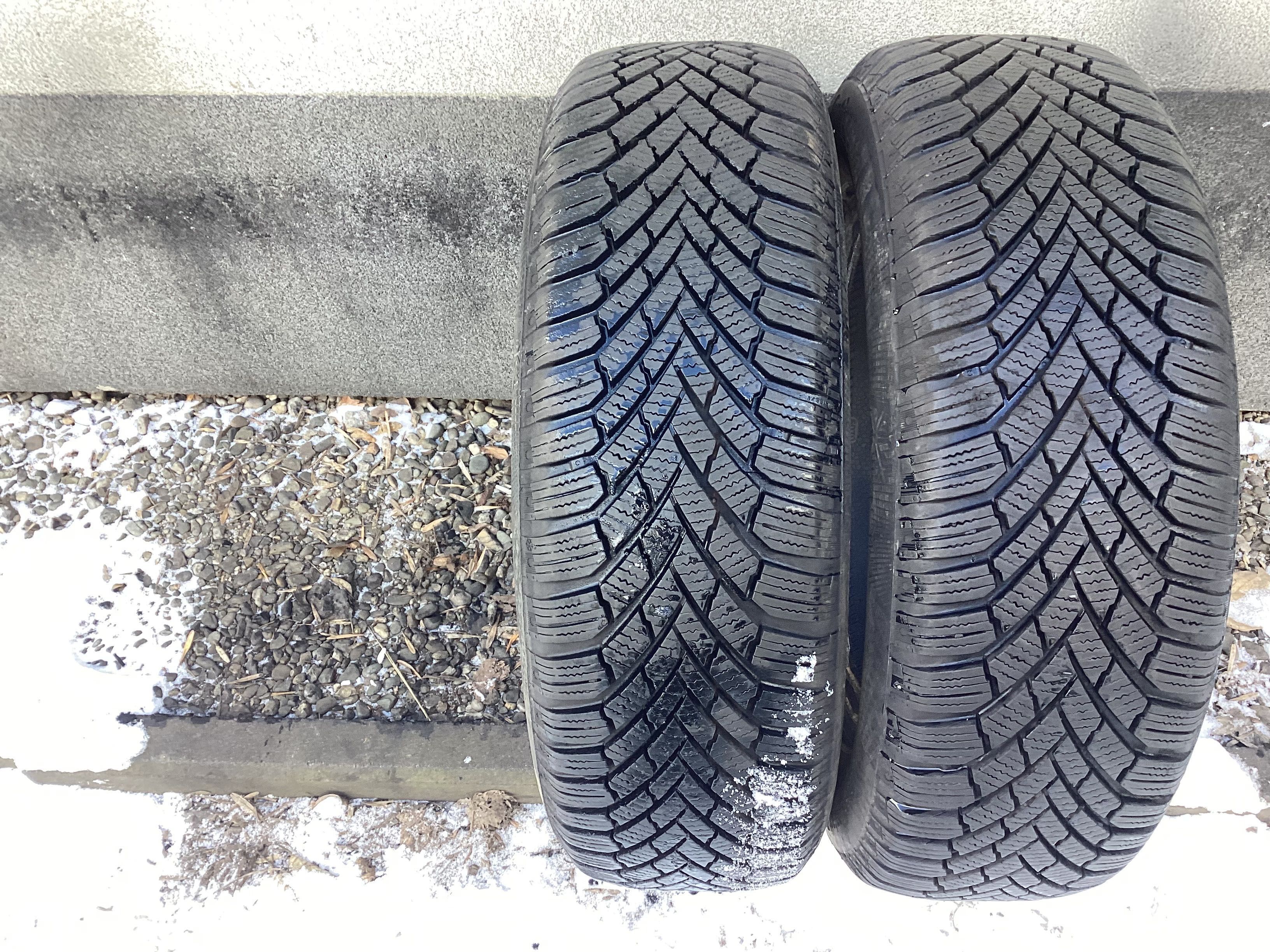 CONTINENTAL 185/65r15 2szt  opony zima zimowe 6.5mm 2020r