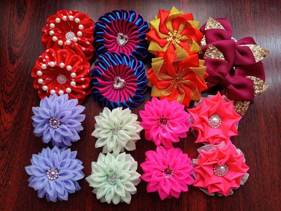 Пакет бантиков для девочки ручной работы идеал 43 штуки