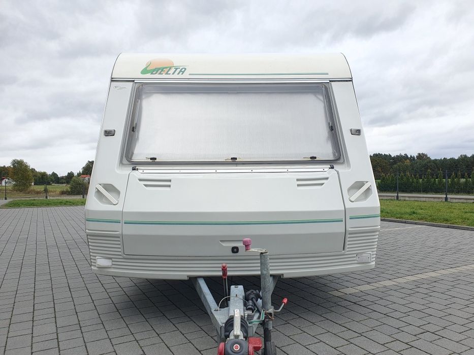 Przyczepa kempingowa Delta Aero 98r Dmc 1050kg Przedsionek 4x osoby