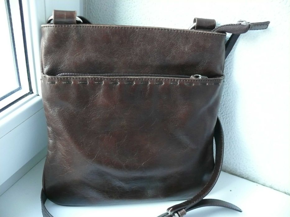 Torebka konduktorka skóra naturalna 100%