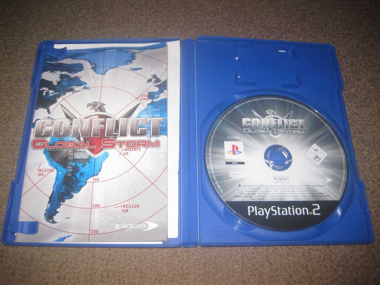 Jogo "Conflict: Global Storm" para Playstation 2/Completo!